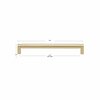 Gliderite Hardware 8-3/4 in. Center to Center Smooth Bar Pull - 4787-224-CHPG 4787-224-CHPG-1